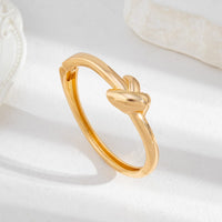 Thumbnail for Trendy Gold Silver Tone Water Ripple Bangle Bracelet Set - ArtGalleryZen