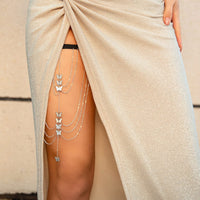 Thumbnail for Trendy Layered Butterfly Charm Elastic Thigh Leg Chain