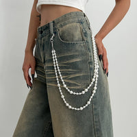 Thumbnail for Trendy Layering Pearl Trouser Chain - ArtGalleryZen