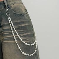 Thumbnail for Trendy Layering Pearl Trouser Chain - ArtGalleryZen