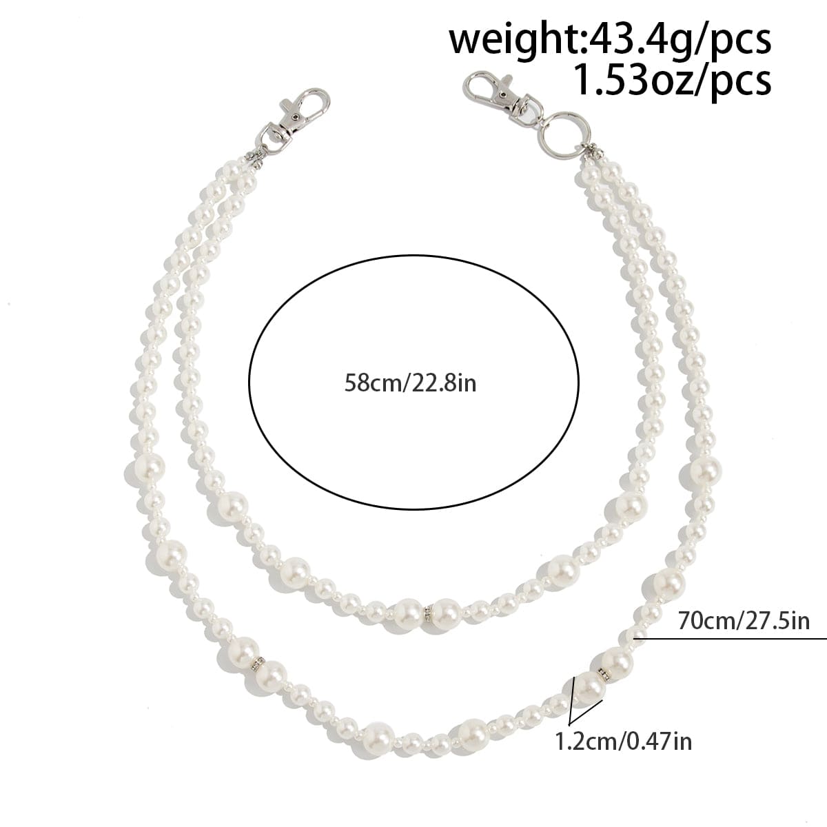 Trendy Layering Pearl Trouser Chain - ArtGalleryZen