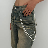 Thumbnail for Trendy Layering Pearl Trouser Chain - ArtGalleryZen