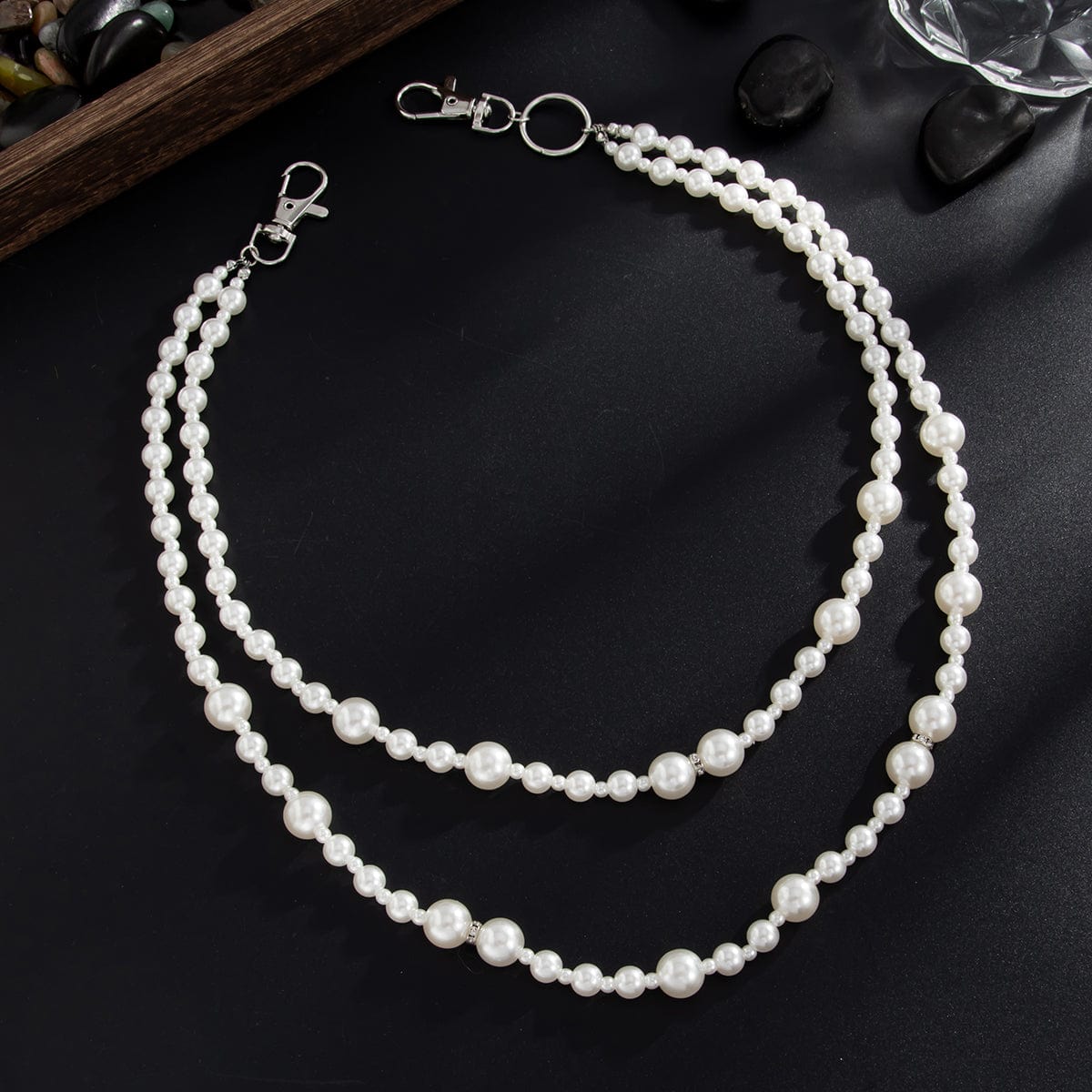 Trendy Layering Pearl Trouser Chain - ArtGalleryZen