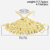 Thumbnail for Trendy Pink Lingerie Halter Top Backless Glitter Heart Sequins Bra - ArtGalleryZen