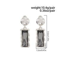 Thumbnail for Trendy Rhinestone Dangle Earrings - ArtGalleryZen
