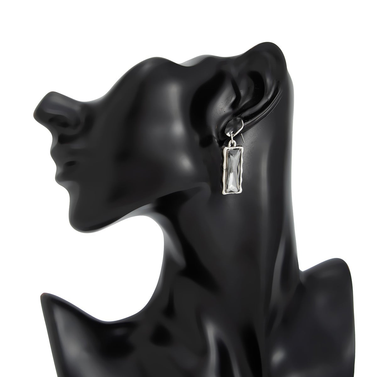 Trendy Rhinestone Dangle Earrings - ArtGalleryZen