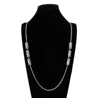 Thumbnail for Trendy Rhinestone Long Chain Necklace - ArtGalleryZen