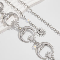 Thumbnail for Trendy Star Charm Sun Moon Waist Chain