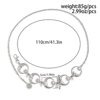 Thumbnail for Trendy Star Charm Sun Moon Waist Chain