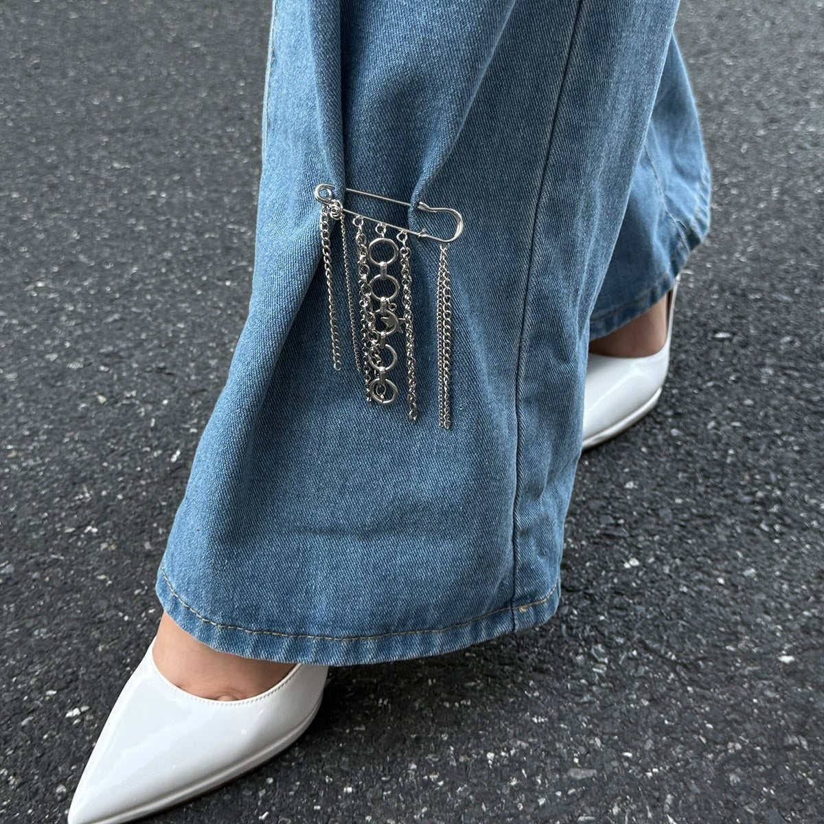 Trendy Star Tassel Trouser Pin - ArtGalleryZen