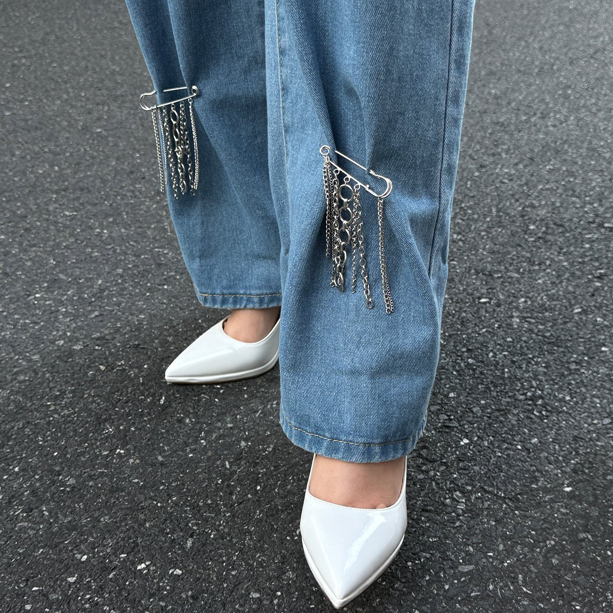 Trendy Star Tassel Trouser Pin - ArtGalleryZen