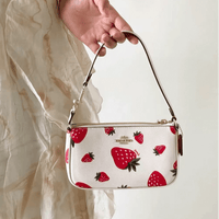 Thumbnail for Trendy Strawberry Leather Shoulder Bag - ArtGalleryZen