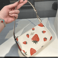 Thumbnail for Trendy Strawberry Leather Shoulder Bag - ArtGalleryZen