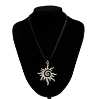 Thumbnail for Trendy Sun Pendant Wax Cord String Necklace