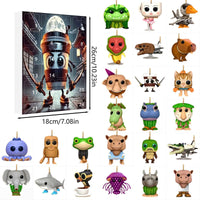 Thumbnail for Tung Tung Tung Sahur Italian Brainrot Advent Countdown Calendar With 24pcs Keychain - ArtGalleryZen