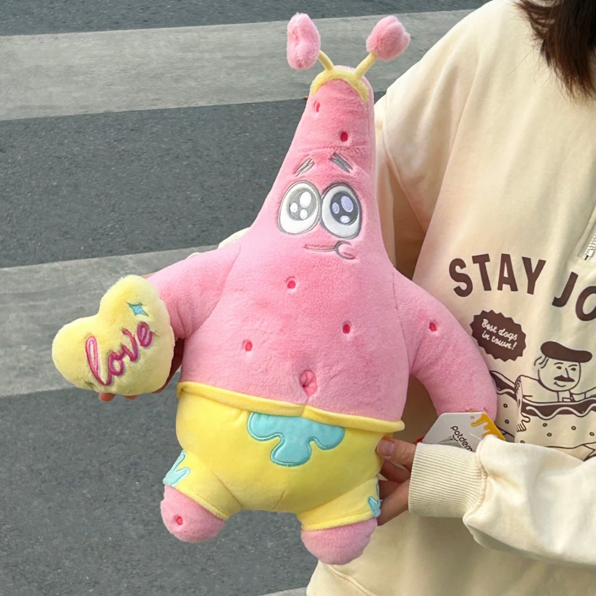 Valentine's Day Edition SpongeBob SquarePants Patrick Star Plush Doll - ArtGalleryZen