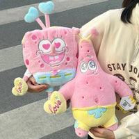 Thumbnail for Valentine's Day Edition SpongeBob SquarePants Patrick Star Plush Doll - ArtGalleryZen