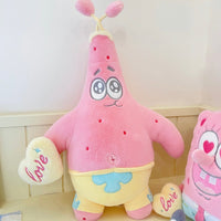 Thumbnail for Valentine's Day Edition SpongeBob SquarePants Patrick Star Plush Doll - ArtGalleryZen