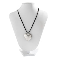 Thumbnail for Velvet Cord String Heart Pendant Necklace - ArtGalleryZen