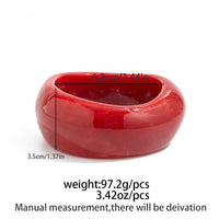 Thumbnail for Vintage Chunky Gold Foil Resin Bangle Bracelet Set - ArtGalleryZen