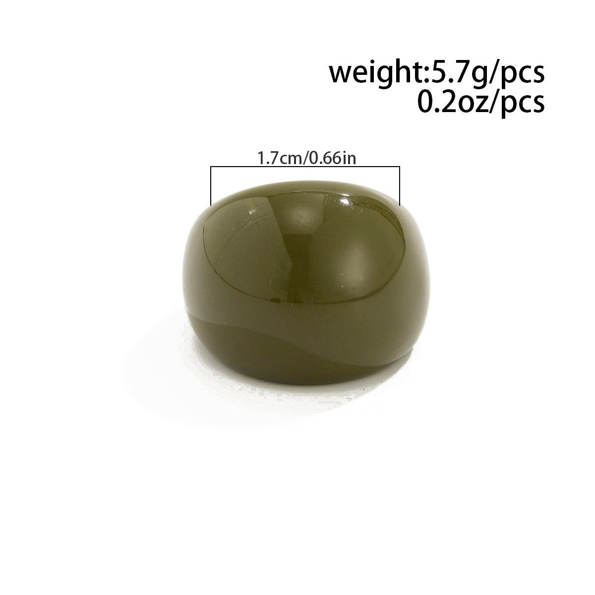 Vintage Chunky Resin Ring - ArtGalleryZen