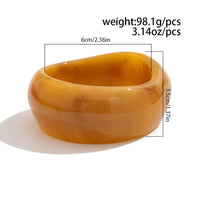 Thumbnail for Vintage Chunky Wide Cuff Resin Wise Cuff Bangle Bracelet