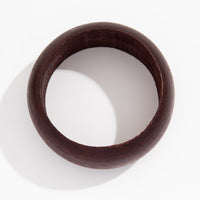 Thumbnail for Vintage Chunky Wood Wide Cuff Bangle Bracelet