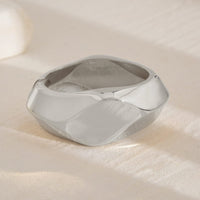 Thumbnail for Vintage Gold Silver Plated Irregular Polygon Bangle Bracelet - ArtGalleryZen