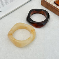 Thumbnail for Vintage Square Resin Bangle Bracelet - ArtGalleryZen