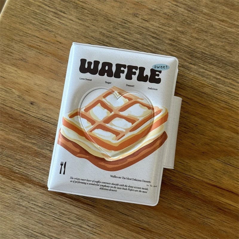 Waffles Strawberry Cake Kpop 3 Inch Mini Photocard Album - ArtGalleryZen