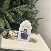 Thumbnail for Winter Snowflake Kpop Keychain Photocard Holder - ArtGalleryZen
