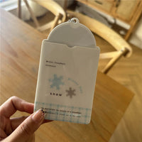 Thumbnail for Winter Snowflake Kpop Keychain Photocard Holder - ArtGalleryZen