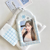 Thumbnail for Winter Snowflake Kpop Keychain Photocard Holder - ArtGalleryZen