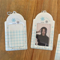 Thumbnail for Winter Snowflake Kpop Keychain Photocard Holder - ArtGalleryZen