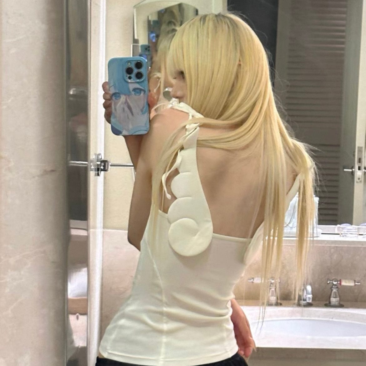 Y2K Angel Wing Sleeveless Tank Top - ArtGalleryZen