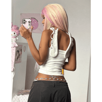 Thumbnail for Y2K Angel Wing Sleeveless Tank Top - ArtGalleryZen