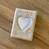 Thumbnail for Y2K Flower Heart Bow Kpop 3 Inch Mini Photocard Album - ArtGalleryZen