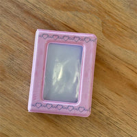 Thumbnail for Y2K Flower Heart Bow Kpop 3 Inch Mini Photocard Album - ArtGalleryZen