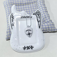 Thumbnail for Y2K Guitar Shaped TXT Kpop Keychain Photocard Holder - ArtGalleryZen