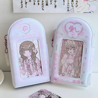 Thumbnail for Y2K Heart Narutomaki Kpop 3 Inch Mini Photocard Album - ArtGalleryZen