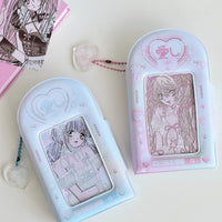 Thumbnail for Y2K Heart Narutomaki Kpop 3 Inch Mini Photocard Album - ArtGalleryZen