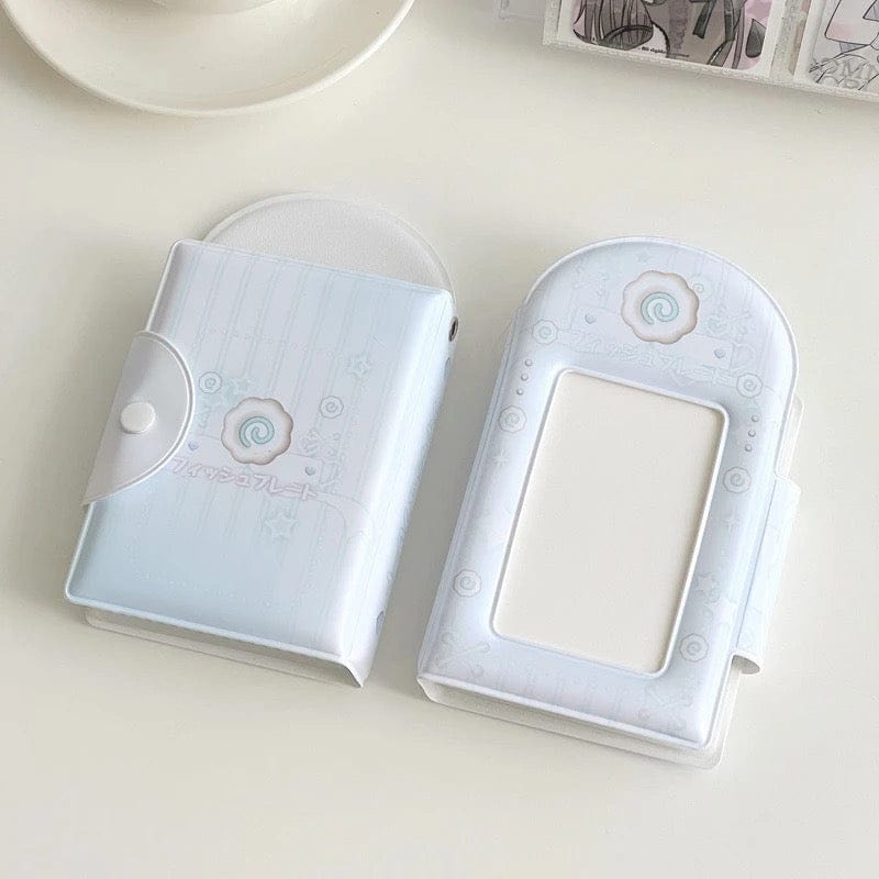 Y2K Heart Narutomaki Kpop 3 Inch Mini Photocard Album - ArtGalleryZen