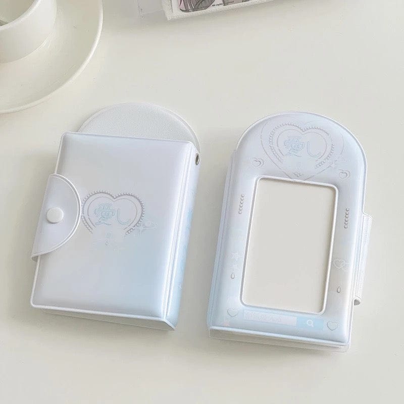 Y2K Heart Narutomaki Kpop 3 Inch Mini Photocard Album - ArtGalleryZen