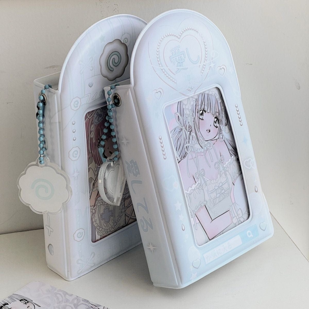Y2K Heart Narutomaki Kpop 3 Inch Mini Photocard Album