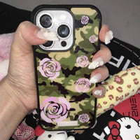 Thumbnail for Y2K Rose Camouflage iPhone Case - ArtGalleryZen