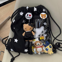 Thumbnail for Y2k Star Kpop Fan Display Drawstring Backpack - ArtGalleryZen