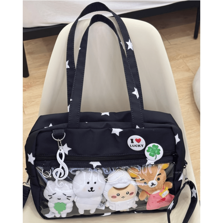 Y2K Star Kpop Fan Display Shoulder Crossbody Bag - ArtGalleryZen