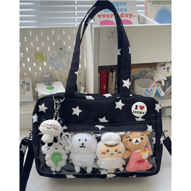 Y2K Star Kpop Fan Display Shoulder Crossbody Bag - ArtGalleryZen