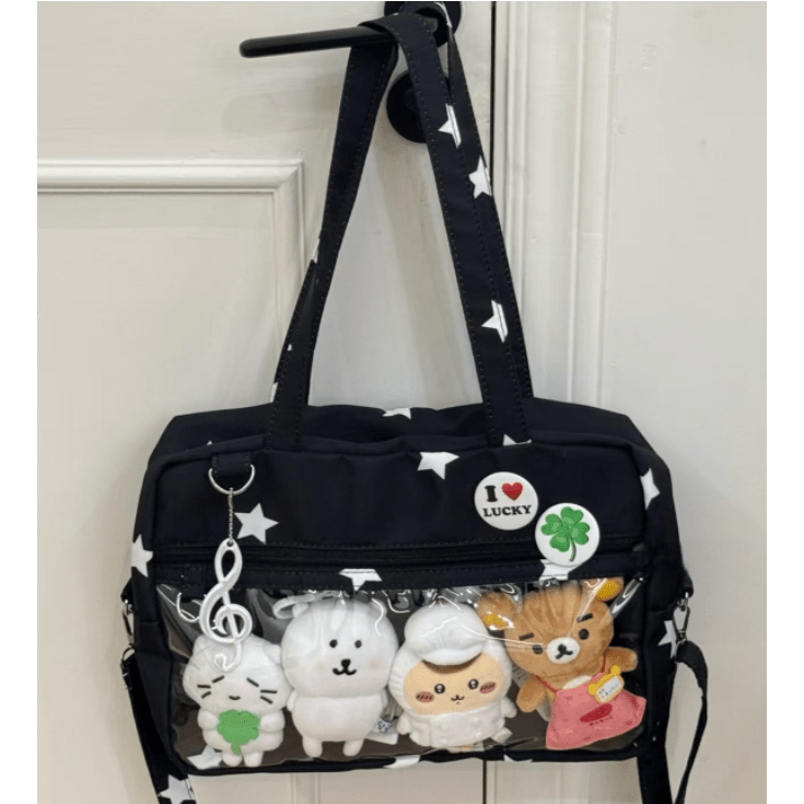 Y2K Star Kpop Fan Display Shoulder Crossbody Bag - ArtGalleryZen