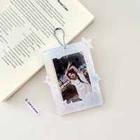 Thumbnail for Y2K Star Kpop Keychain Acrylic Photocard Holder - ArtGalleryZen